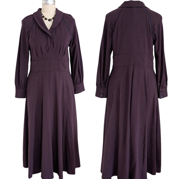 eshakti Dresses & Skirts - Eshakti Burgundy Maxi Dress Size 14